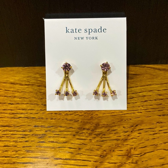 NWT Dainty Sparklers Delicate Ear Jacket kate spade earrings